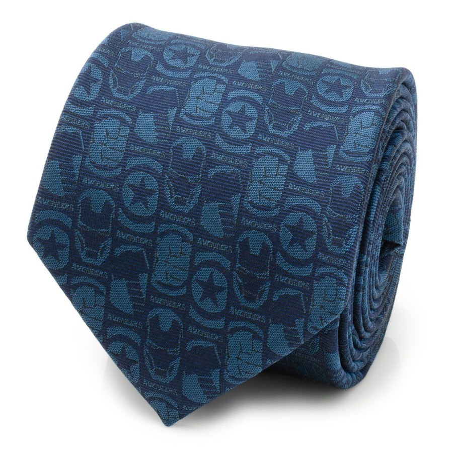 Marvel Avengers Blue Men'S Tie | Marvel Ties