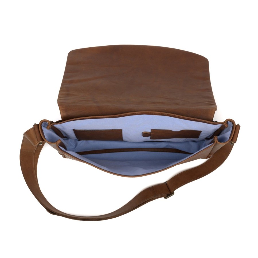 Moore & Giles Reclaimed Messenger | Briefs Bags And Totes