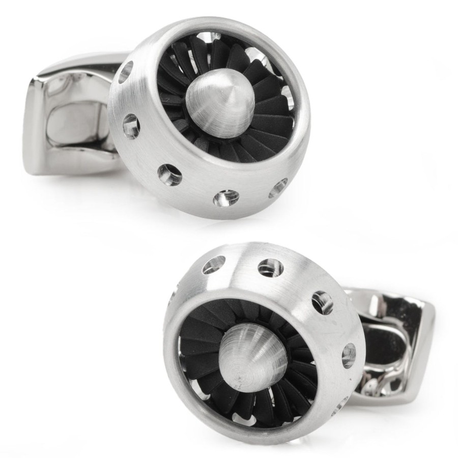 Deakin & Francis Jet Turbine Engine Cufflinks | Classic Cufflinks