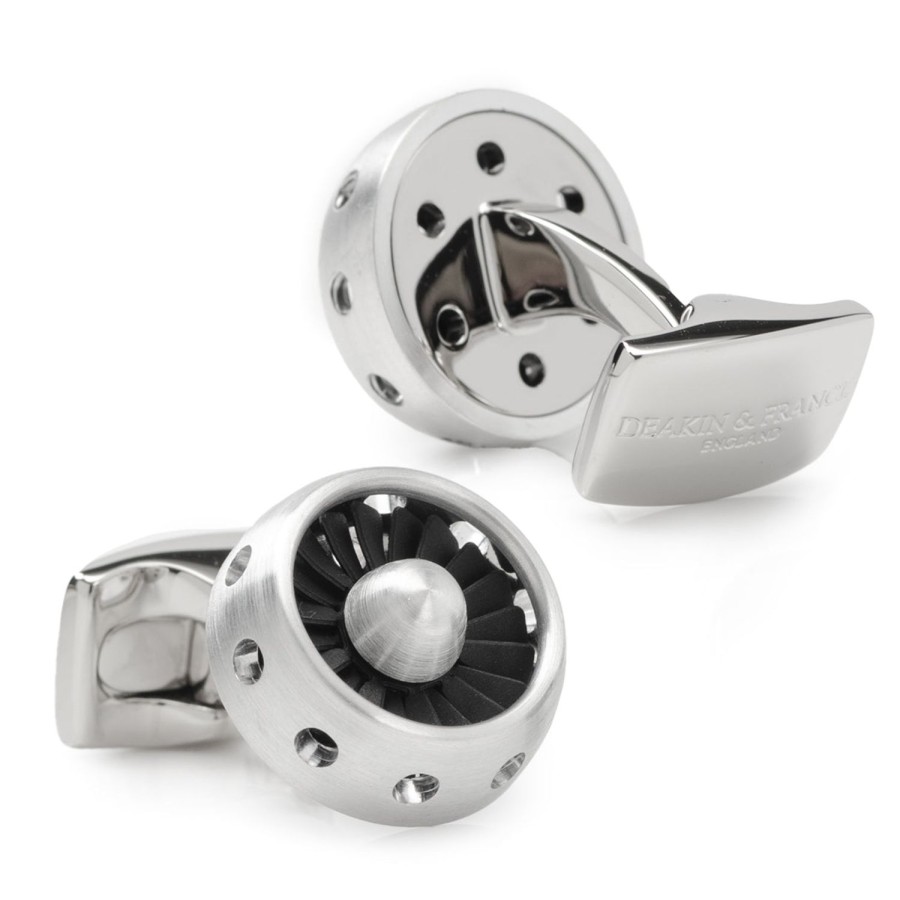 Deakin & Francis Jet Turbine Engine Cufflinks | Classic Cufflinks