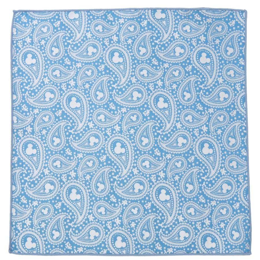 Disney Mickey Mouse Paisley Teal Pocket Square | Pocket Squares