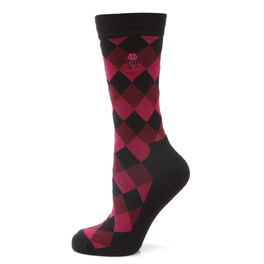 Marvel Spider-Man Argyle Red Men'S Socks | Socks