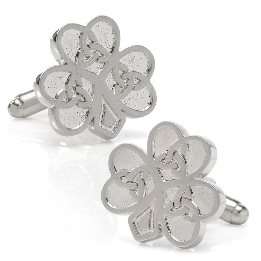 Cufflinks, Inc. Celtic Knot Shamrock Cufflinks | Classic Cufflinks