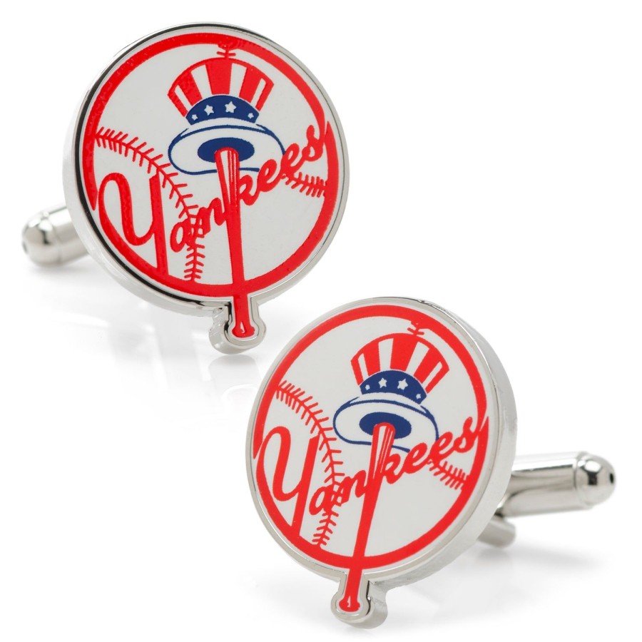 MLB Yankees Baseball Cufflinks | Sports Cufflinks