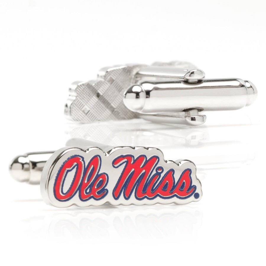 NCAA Ole Miss University Rebels Cufflinks | Sports Cufflinks