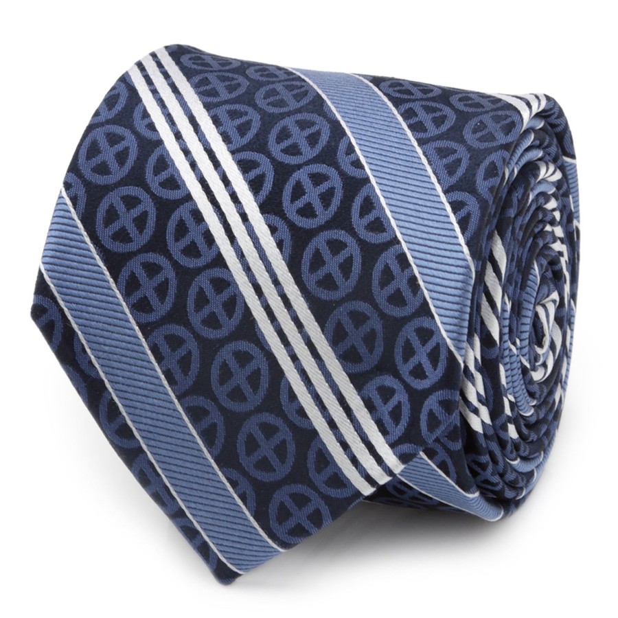 Marvel X-Men Symbol Navy Men'S Tie | Marvel Ties