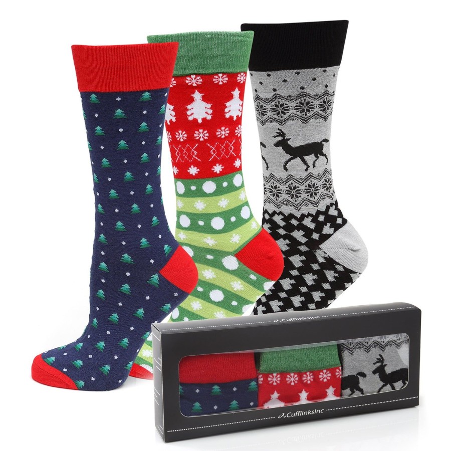 Cufflinks, Inc. Holiday Sock 3 Pack Gift Set | Socks