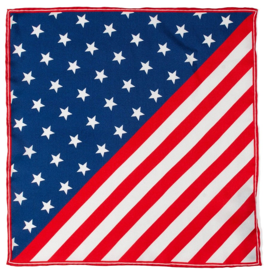 Cufflinks, Inc. Stars And Stripes Pocket Square | Pocket Squares