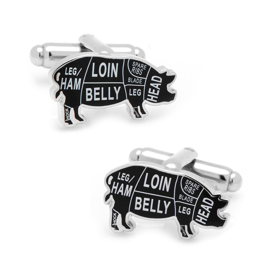 Cufflinks, Inc. Pork Butcher Cuts Cufflinks | Classic Cufflinks