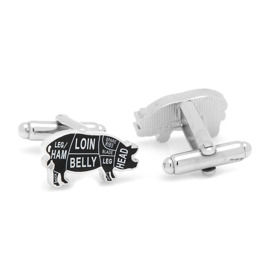 Cufflinks, Inc. Pork Butcher Cuts Cufflinks | Classic Cufflinks