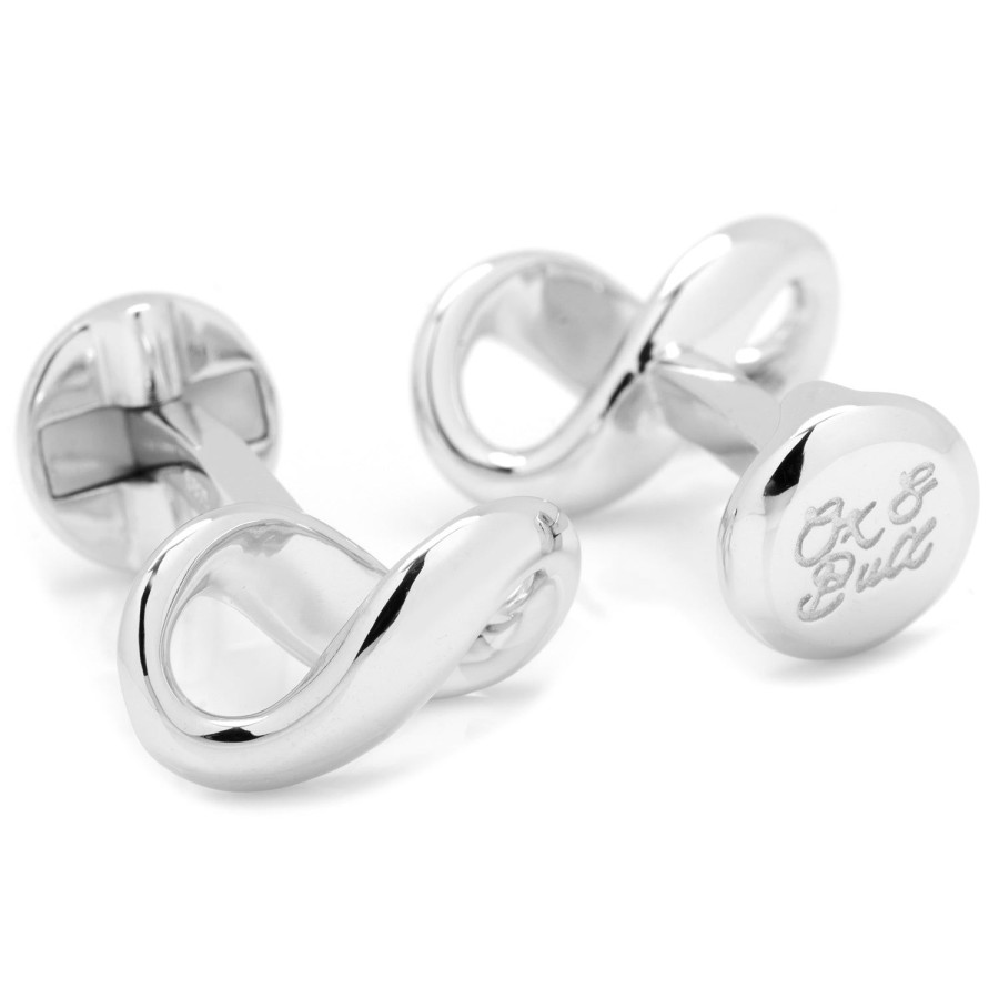 Ox and Bull Trading Co. Infinity Symbol Cufflinks | Classic Cufflinks