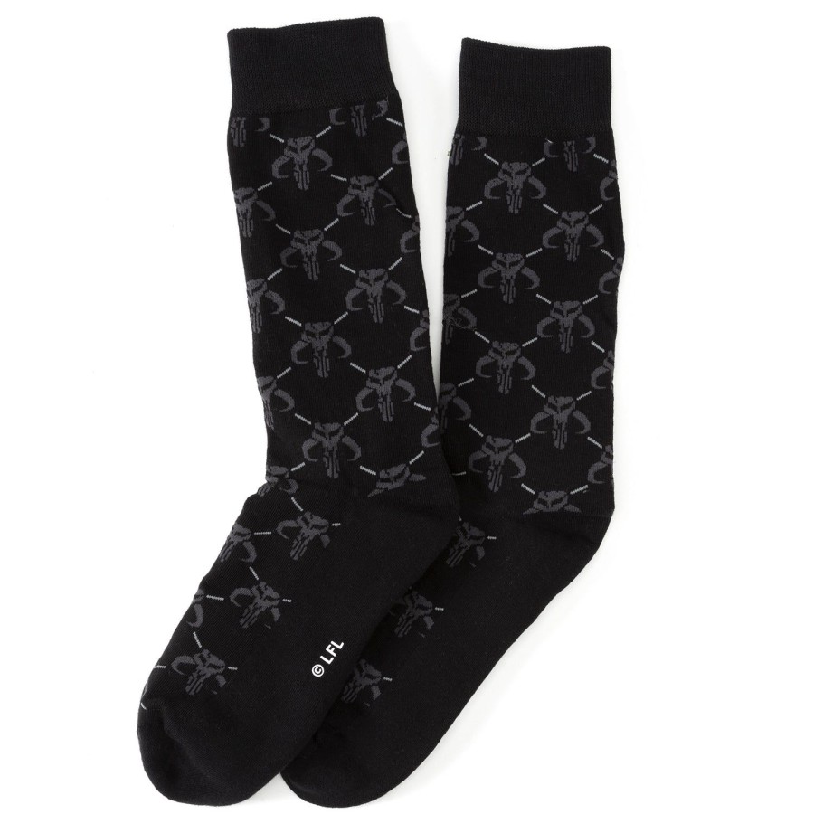 Star Wars Mandalorian Charcoal Gray Socks | Socks