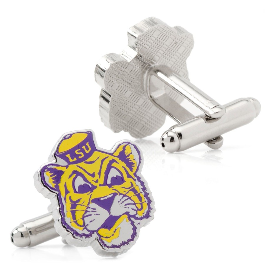 NCAA Vintage Lsu Tigers Cufflinks | Sports Cufflinks