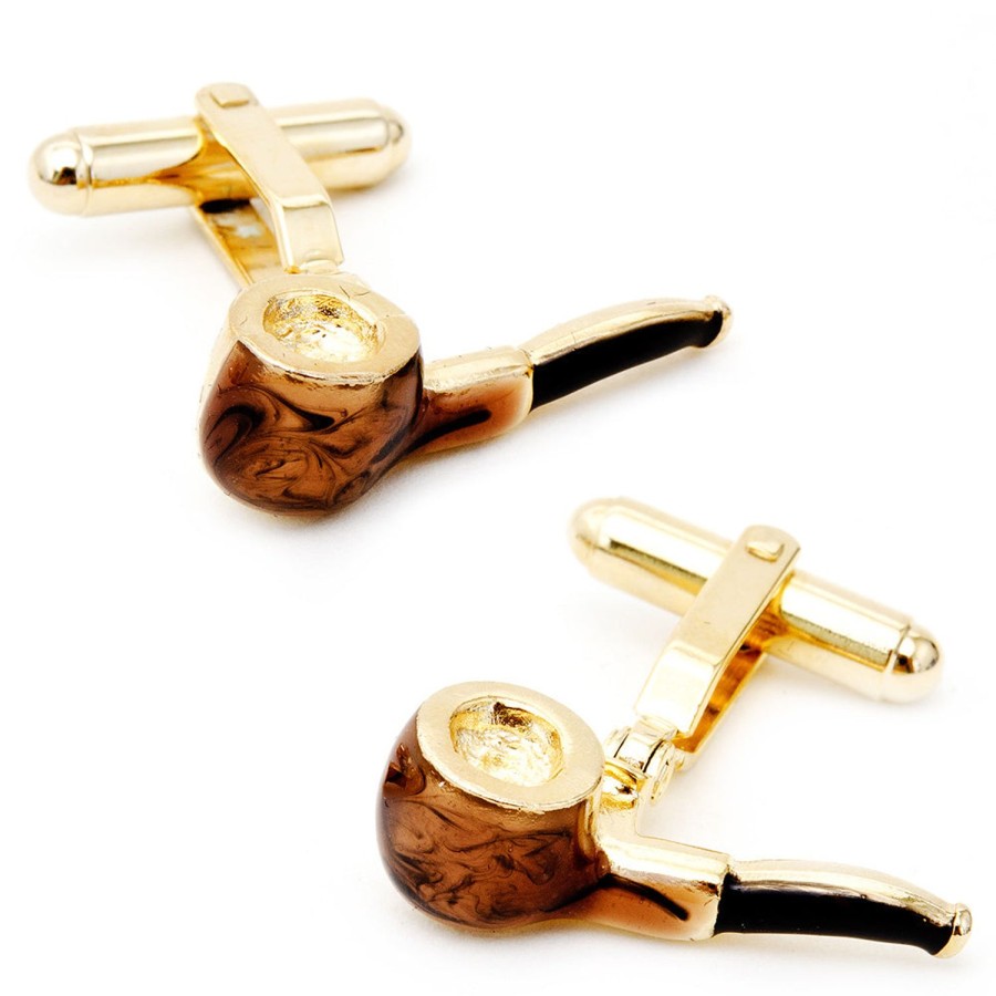 JJ Weston Pipe Cufflinks | Classic Cufflinks