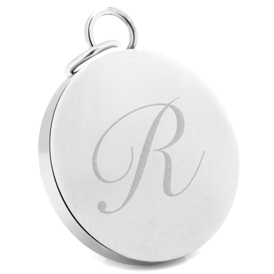 Ox and Bull Trading Co. Stainless Steel Engravable Round Infinity Pendant | Necklaces And Pendants