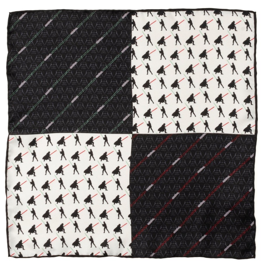 Star Wars Vader Vs Skywalker Lightsaber Pocket Square | Pocket Squares