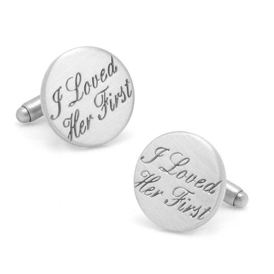 Cufflinks, Inc. Wedding Series I Loved Her First Cufflinks | Classic Cufflinks