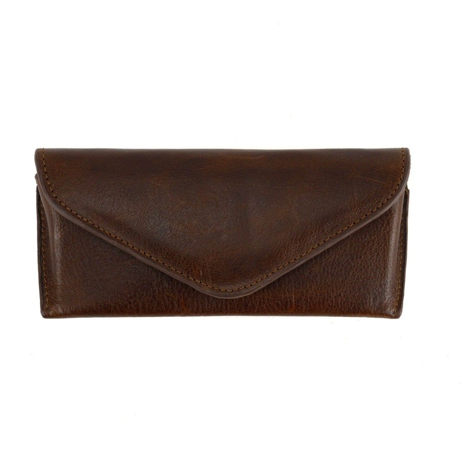 Moore & Giles Eyeglass Case In Brown | Leather Goods