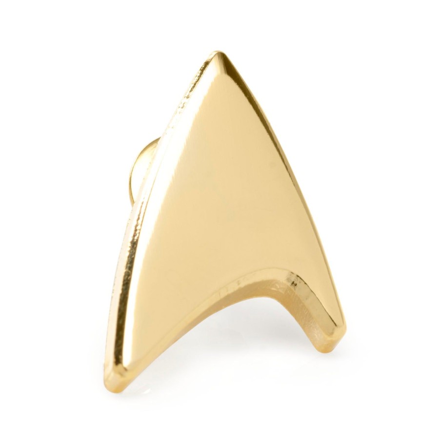 Star Trek Gold Delta Shield Lapel Pin | Lapel Pins