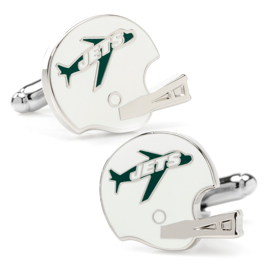 NFL Retro New York Jets Helmet Cufflinks | Sports Cufflinks