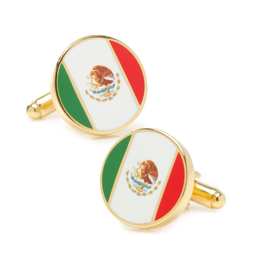 Cufflinks, Inc. Mexico Flag Cufflinks | Classic Cufflinks