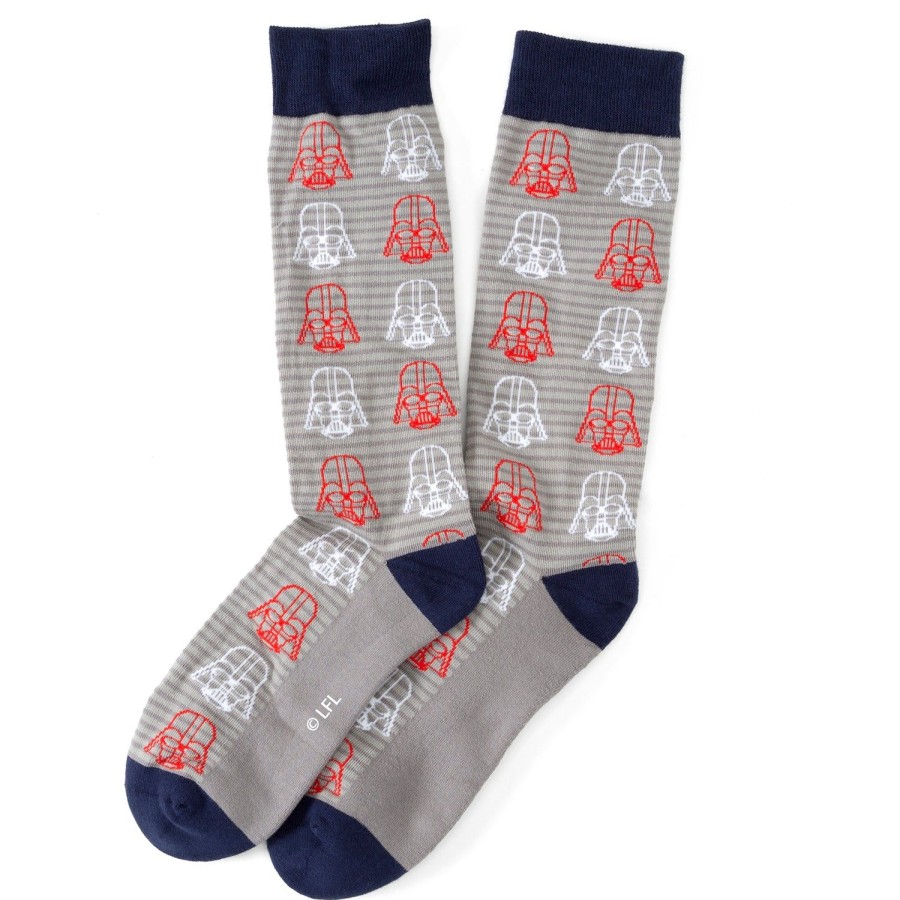 Star Wars Darth Vader Helmet Gray Men'S Socks | Socks