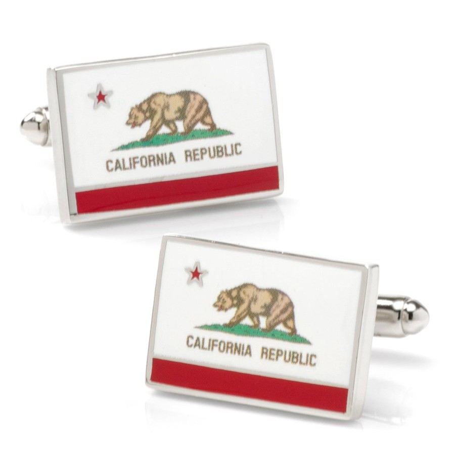 Cufflinks, Inc. California State Flag Cufflinks | Classic Cufflinks