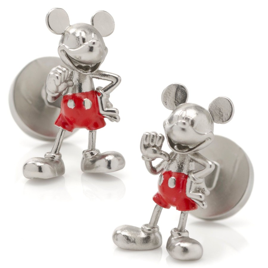 Disney D100 Mickey Mouse 3D Enamel Cufflinks | Movies & Characters Cufflinks