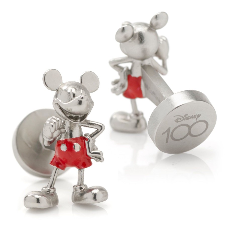 Disney D100 Mickey Mouse 3D Enamel Cufflinks | Movies & Characters Cufflinks