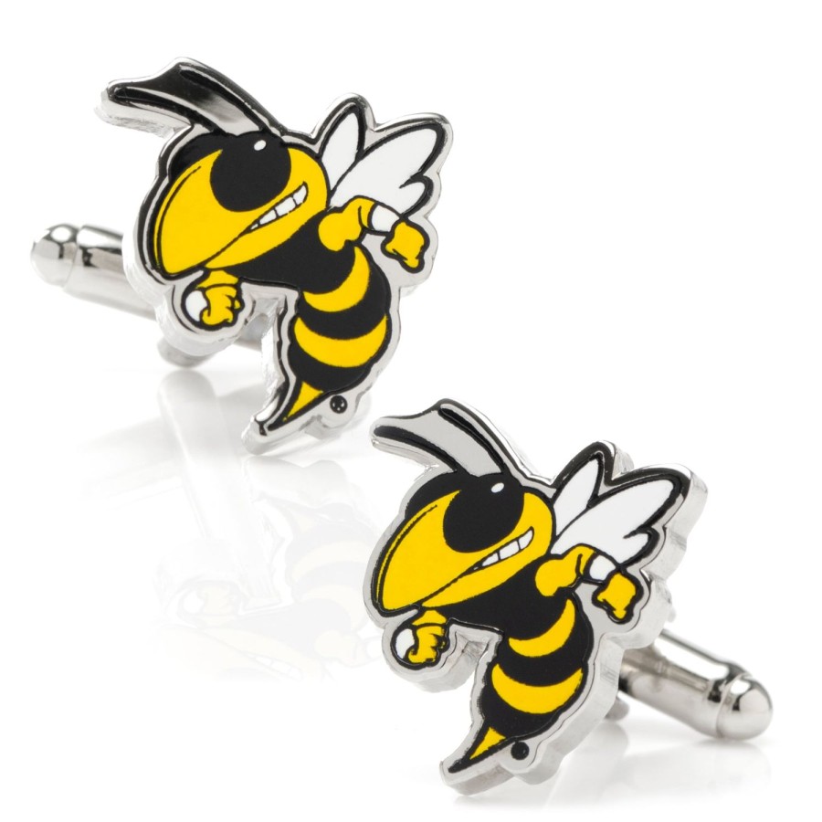 NCAA Georgia Tech Yellow Jackets Cufflinks | Sports Cufflinks