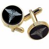 JJ Weston Onyx Medic Cufflinks | Classic Cufflinks