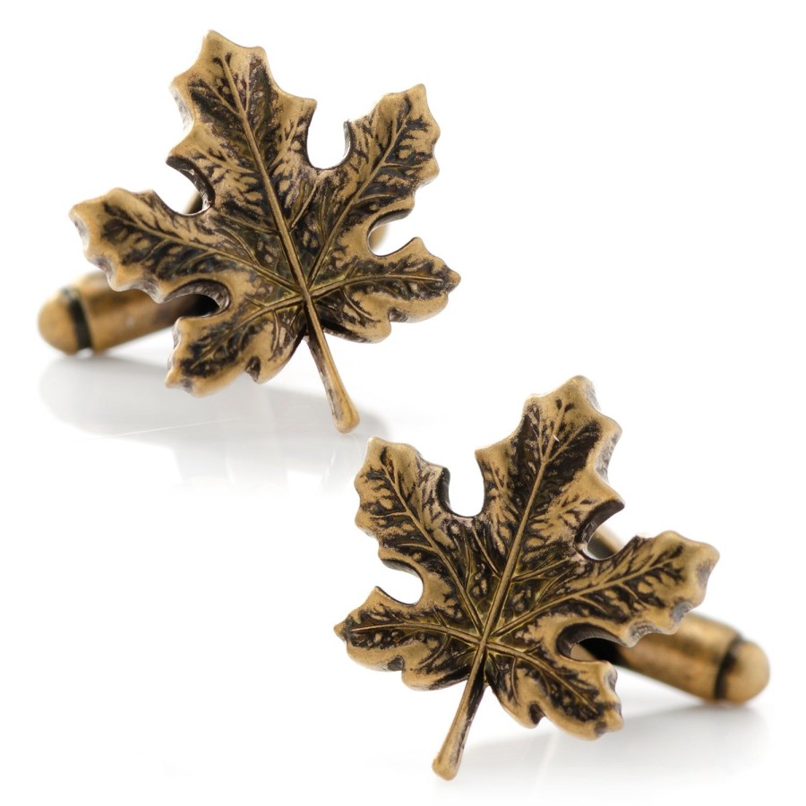 Cufflinks, Inc. 3D Maple Leaf Cufflinks | Classic Cufflinks