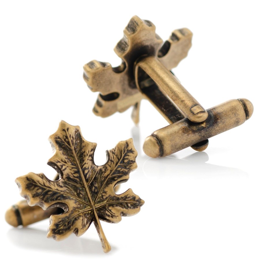 Cufflinks, Inc. 3D Maple Leaf Cufflinks | Classic Cufflinks