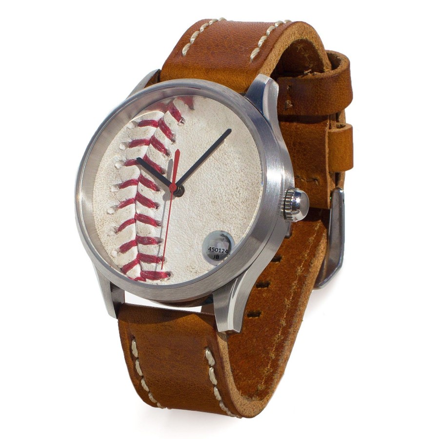 Tokens & Icons Boston Red Sox Game Used Baseball Watch | Leather Goods