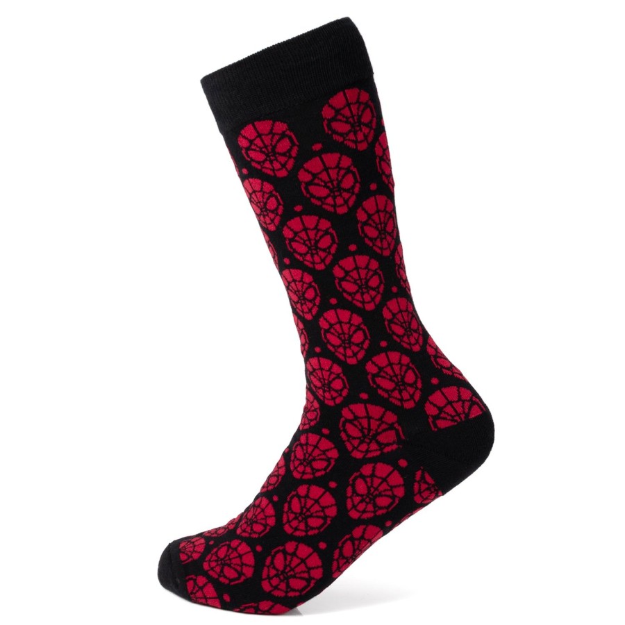 Marvel Spider-Man Dot Red And Black Sock | Socks