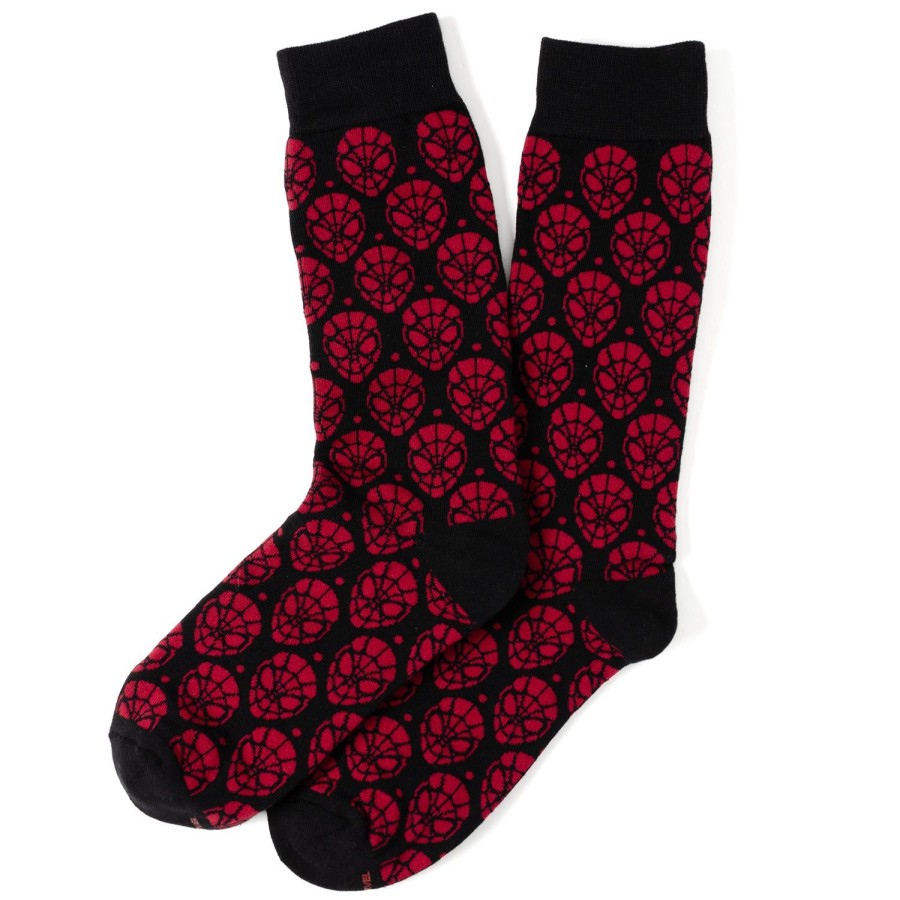 Marvel Spider-Man Dot Red And Black Sock | Socks