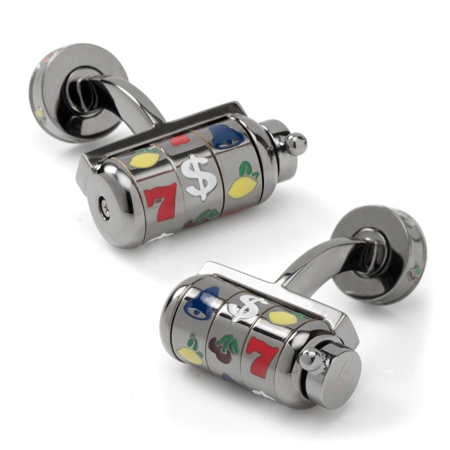 Tateossian Rotating Slot Machine Cufflinks | Classic Cufflinks