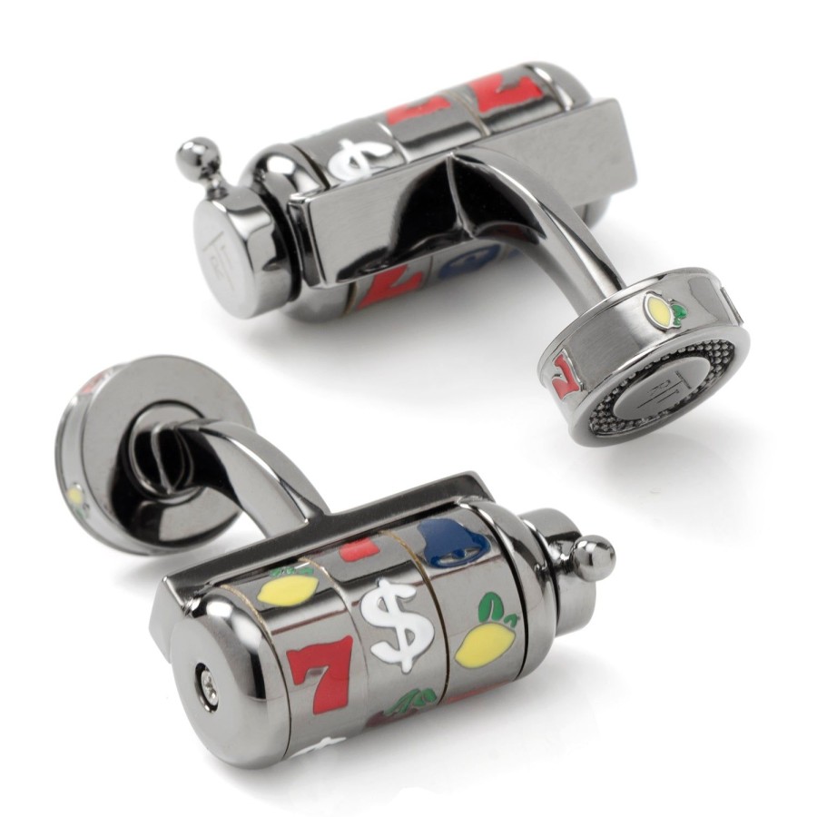 Tateossian Rotating Slot Machine Cufflinks | Classic Cufflinks