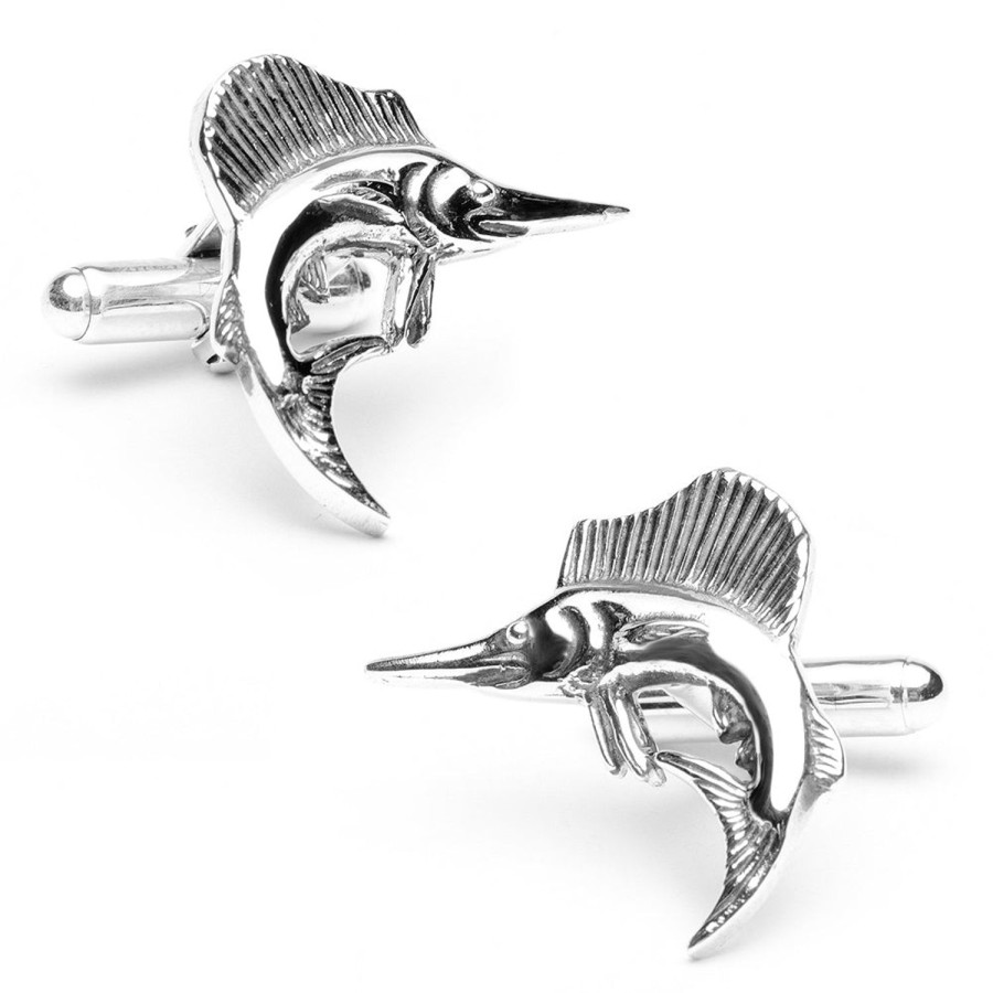 Max Lang Sterling Sailfish Cufflinks | Classic Cufflinks