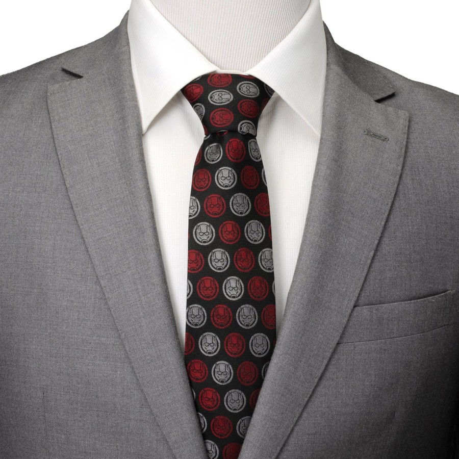 Marvel Ant-Man Red/Gray Charcoal Tie | Marvel Ties