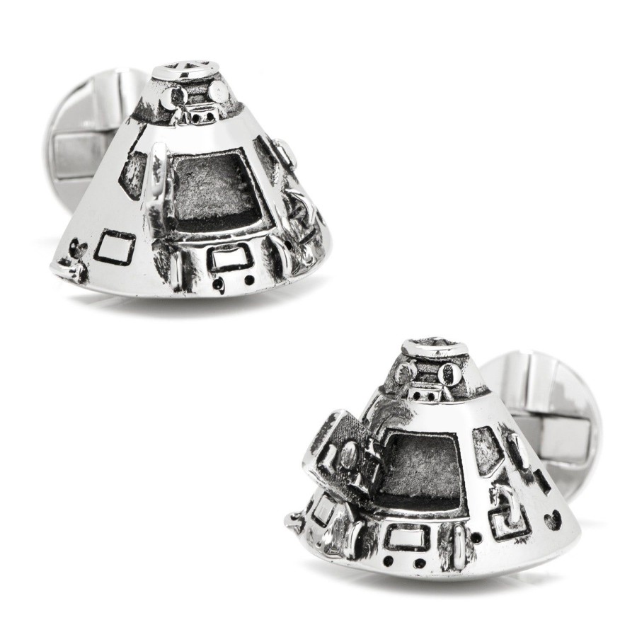 Ox and Bull Trading Co. 3D Return Capsule Cufflinks | Classic Cufflinks