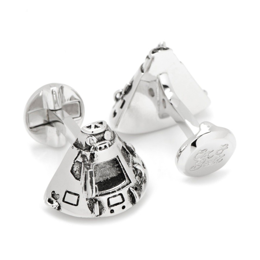 Ox and Bull Trading Co. 3D Return Capsule Cufflinks | Classic Cufflinks