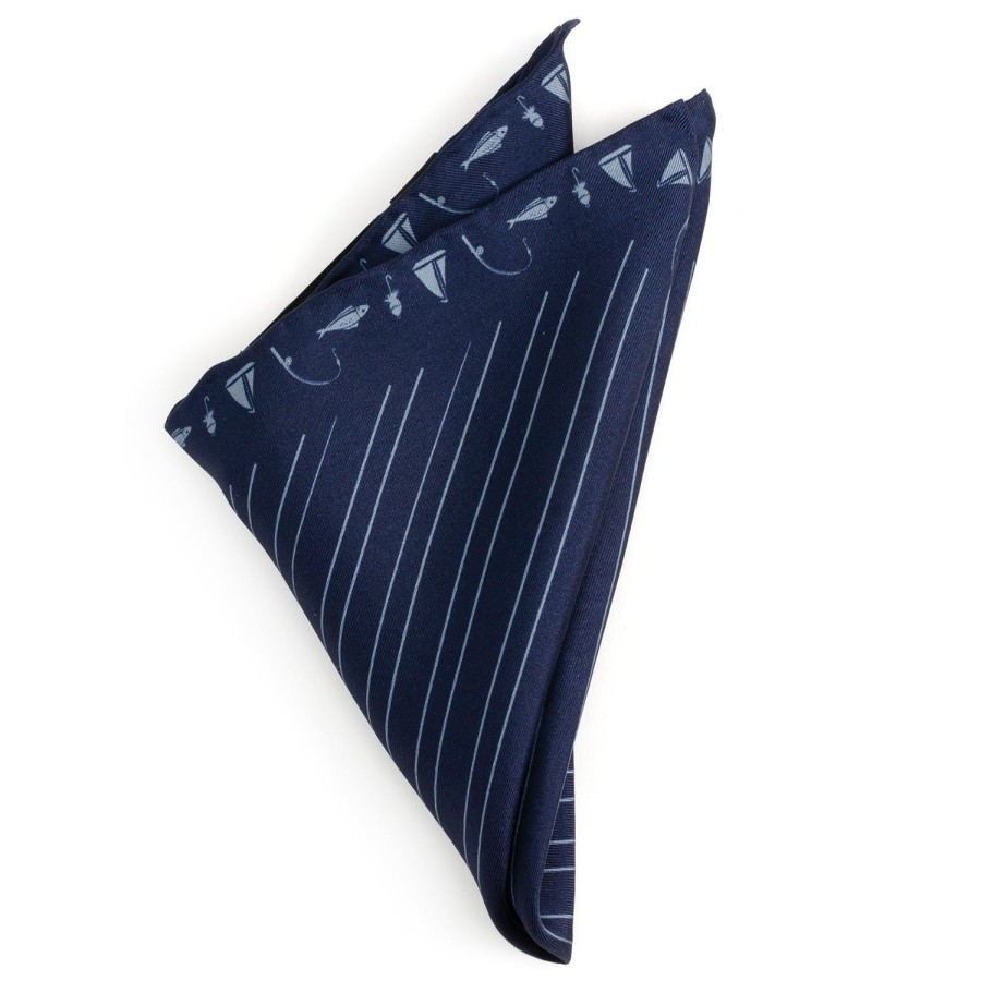 Cufflinks, Inc. Nautical Blue Pocket Square | Pocket Squares