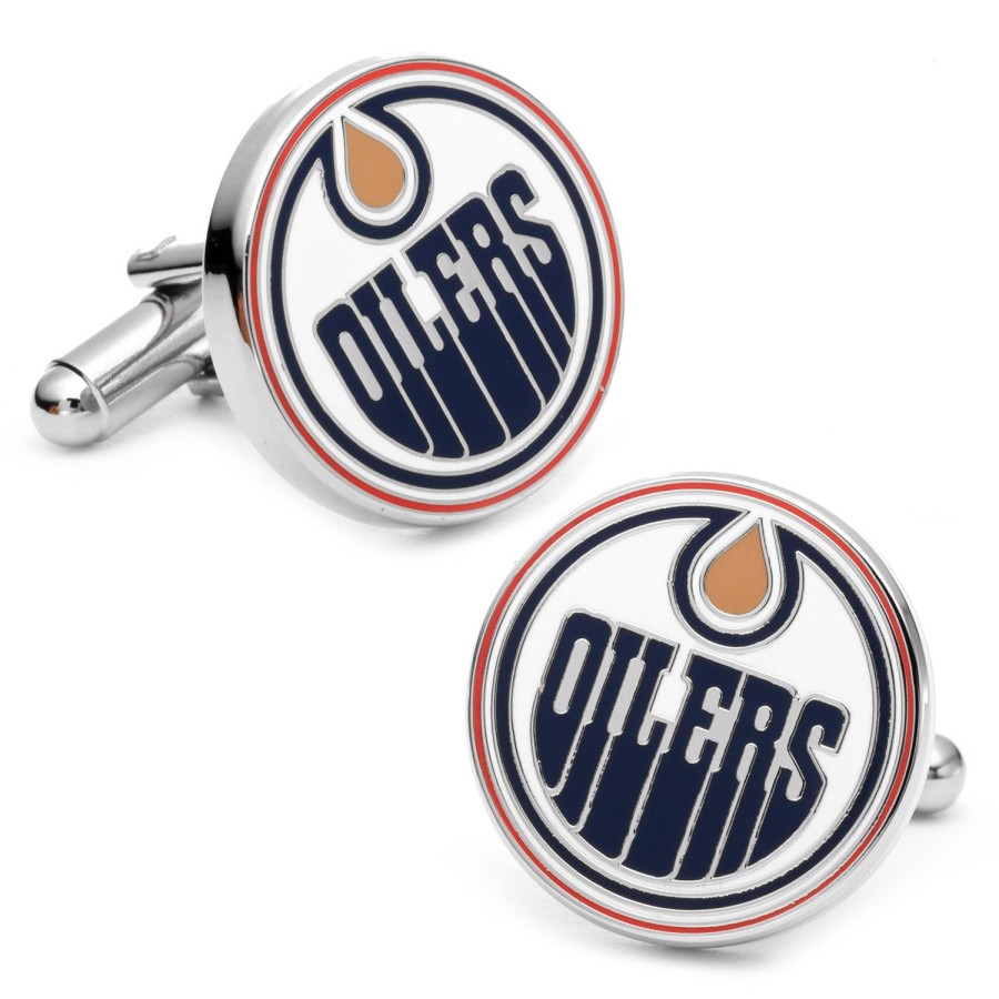 NHL Edmonton Oilers Cufflinks | Sports Cufflinks