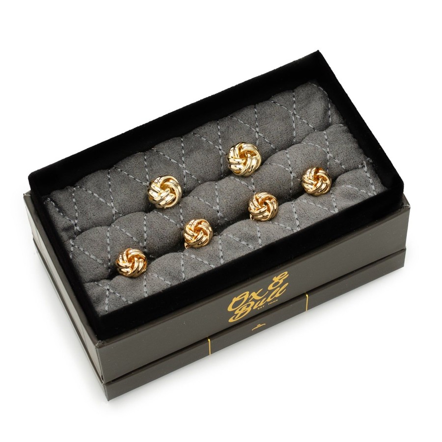 Ox and Bull Trading Co. Gold Knot Stud Set | Stud Sets