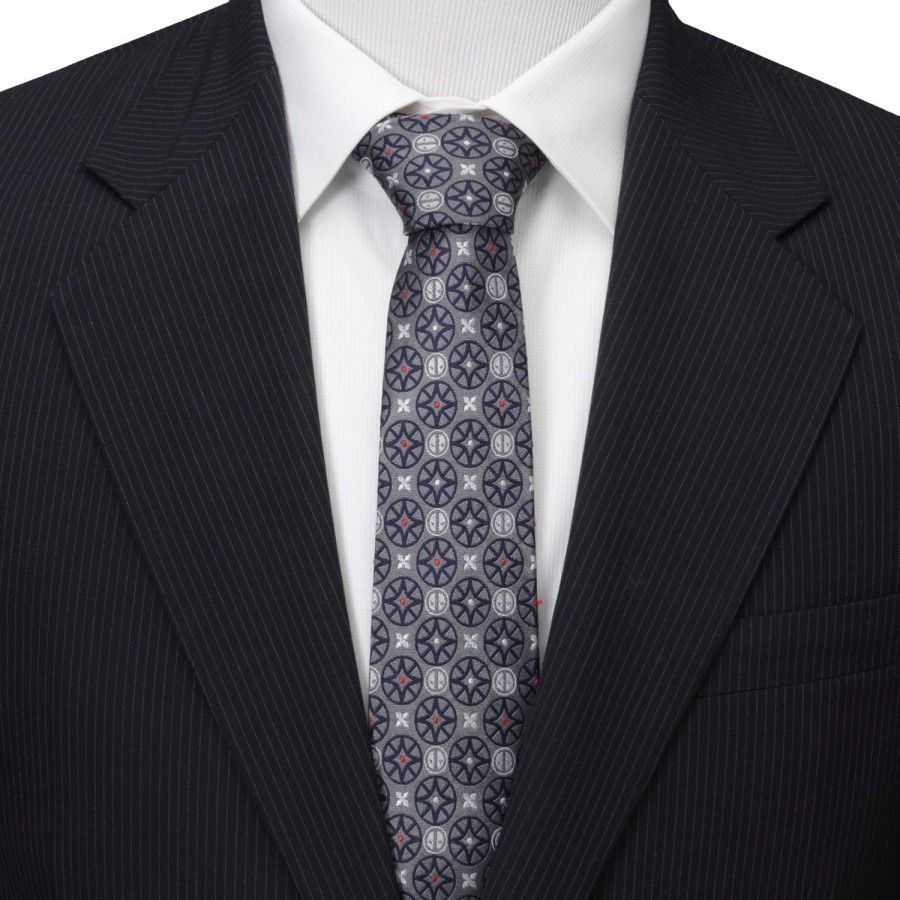 Marvel Deadpool Gray Men'S Tie | Marvel Ties