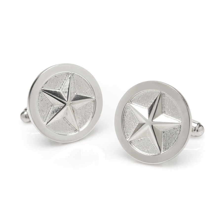 Max Lang 3D Rimmed Star | Classic Cufflinks