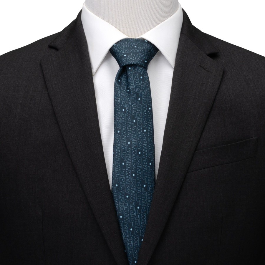 Star Wars Star Wars Logo Blue Men'S Tie | Star Wars Ties