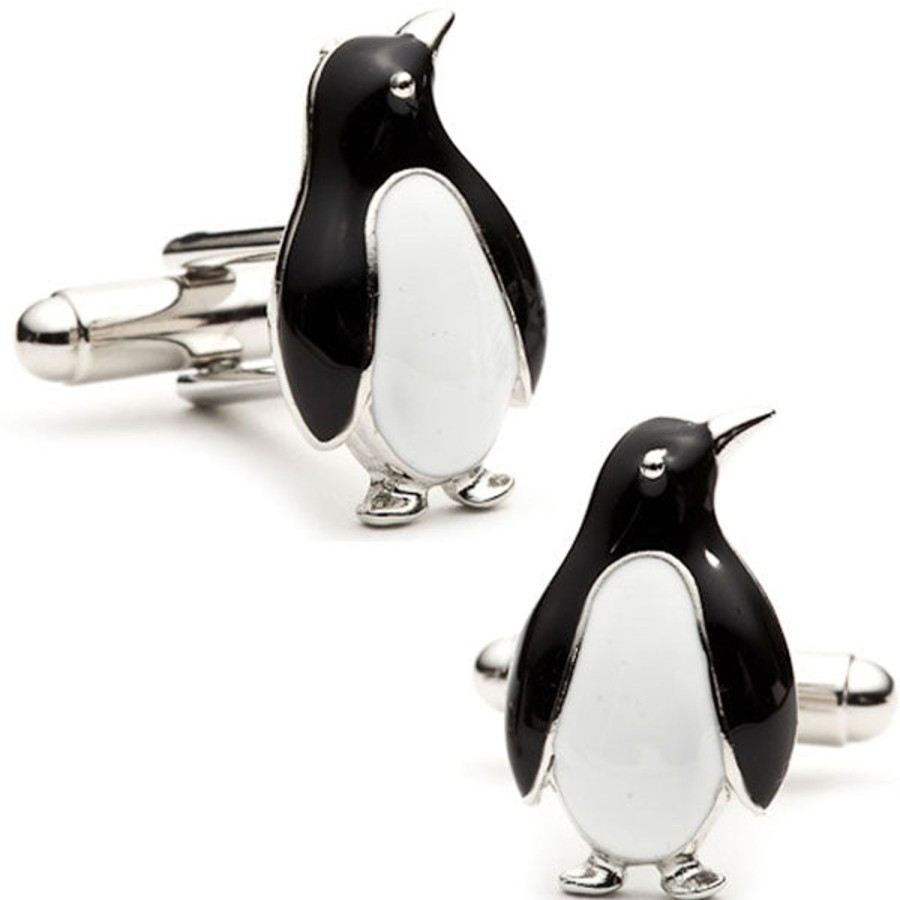 JJ Weston Enamel Penguin Cufflinks | Classic Cufflinks