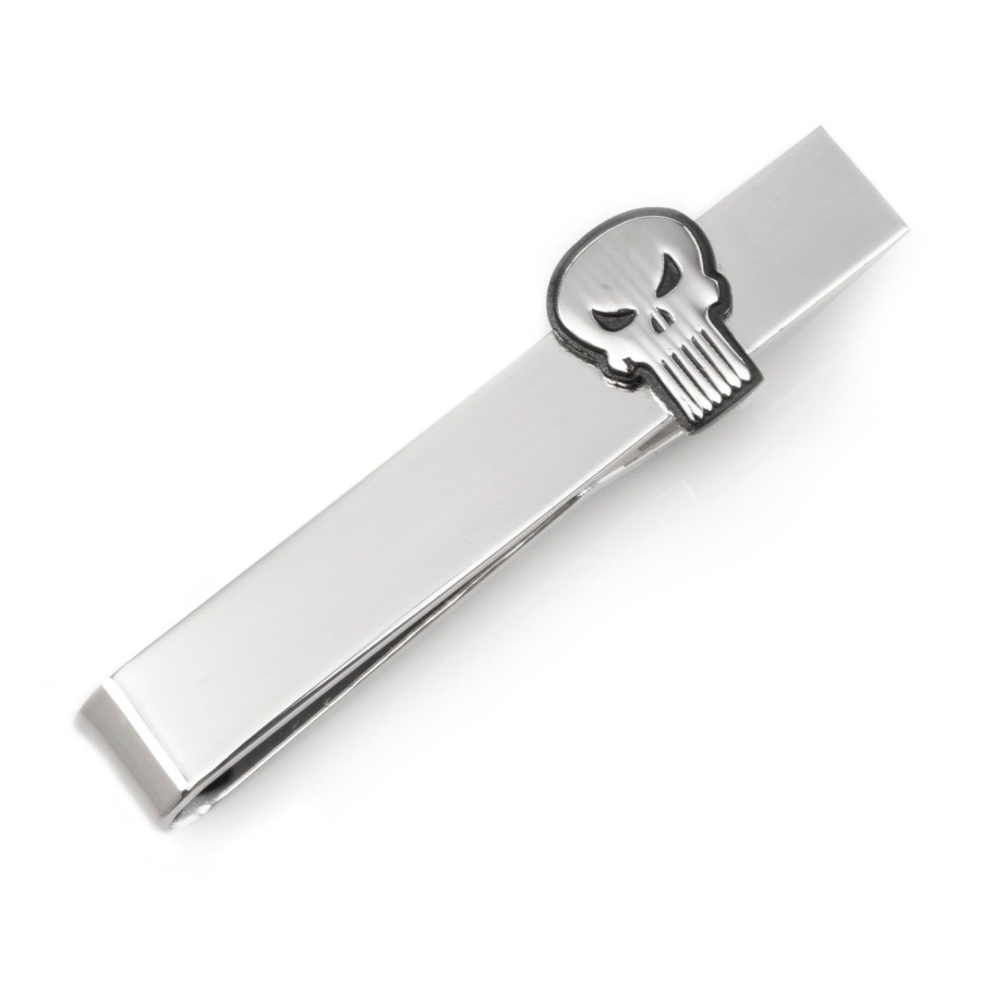 Marvel The Punisher Silver Tie Bar | Movies & Characters Tie Bars